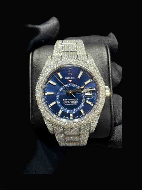 rolex bust down vvs|bust down watch real diamond.